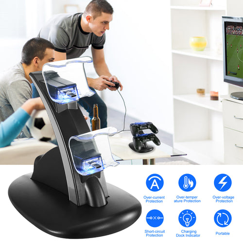 Spawn Dual Controller Charging Dock for PS4 — front view