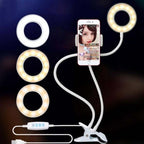 Spawn Adjustable Ring Light with 3 color modes and phone holder