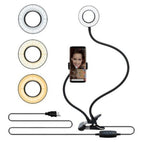 Spawn Adjustable Ring Light with 3 color modes and phone holder