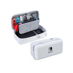 Jemdo Switch Storage Bag Compatible with Nintendo Switch/Oled Model, Portable Travel Switch Storage Bag Fit for Joy-Con and Adapter, Hard Shell Protective Switch Pouch Case & Game