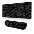 Large Non-Slip Line Pattern Gaming Mouse Mat