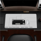 Large Non-Slip Line Pattern Gaming Mouse Mat