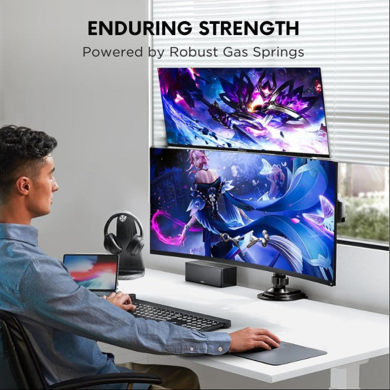 Stackable Dual Gaming Monitor Arm