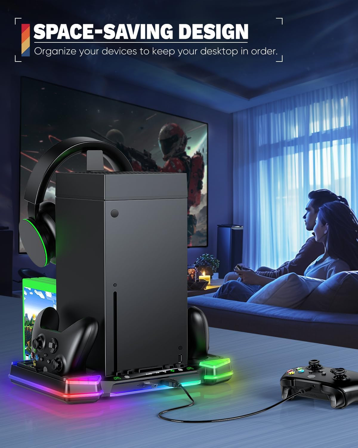 Xbox Series X Fan & Controller Dock