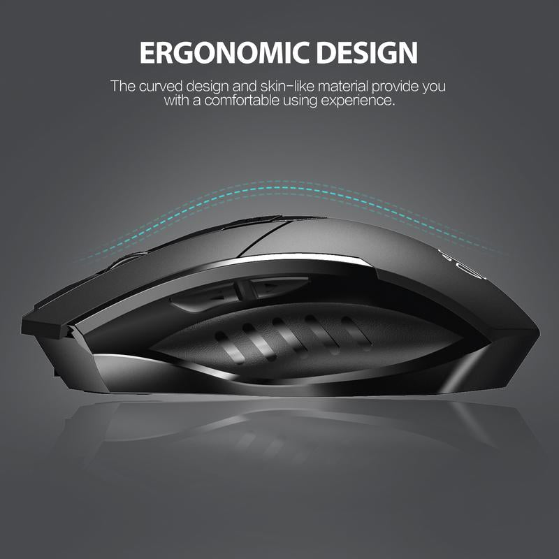 Rechargeable Multi-Device Wireless Bluetooth Mouse